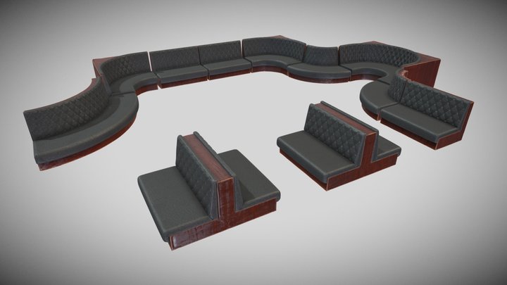 Seat Bar 3D Model