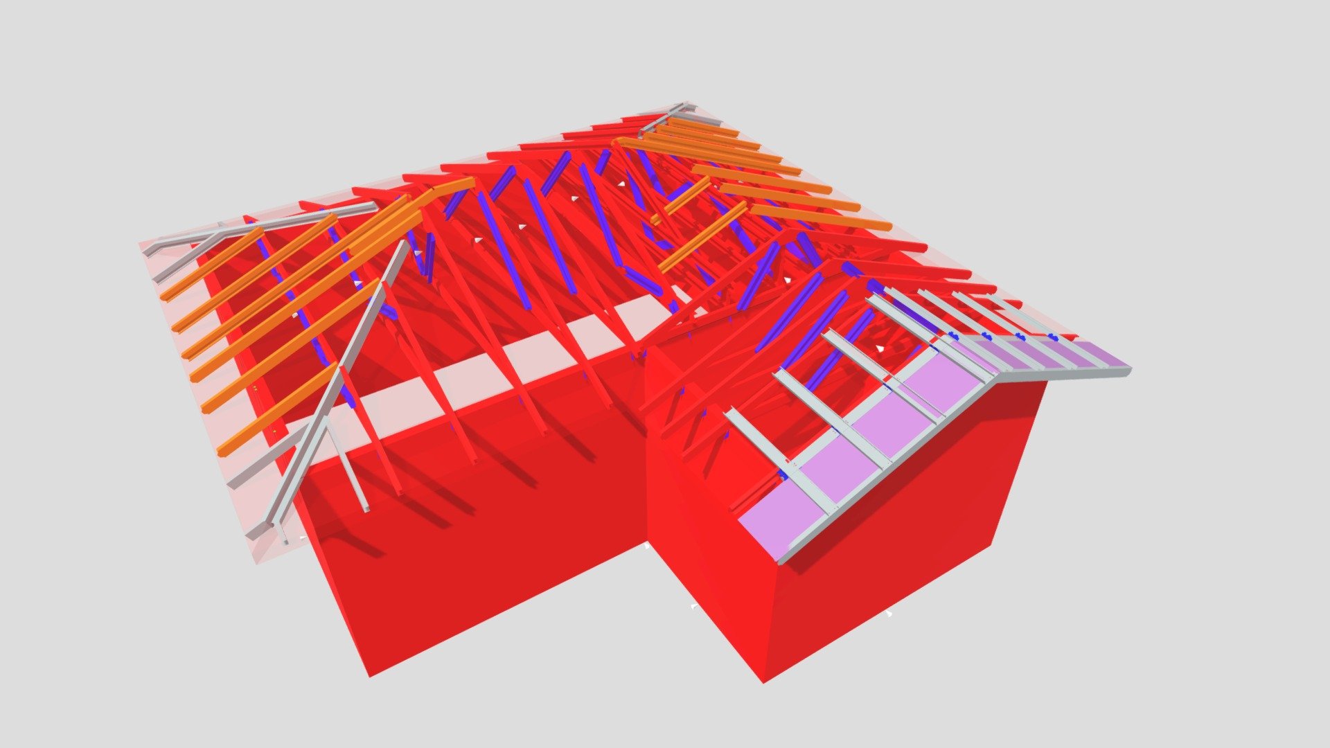 Latchford Barracks Roof Draft Download Free 3D model by ISF&T