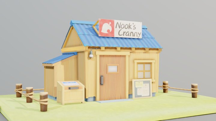 Nook's Cranny 3D Model