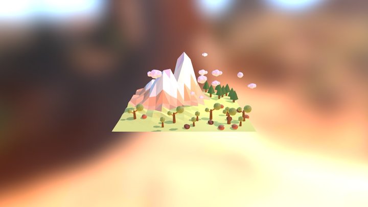 Mystic Mountain 3D Model
