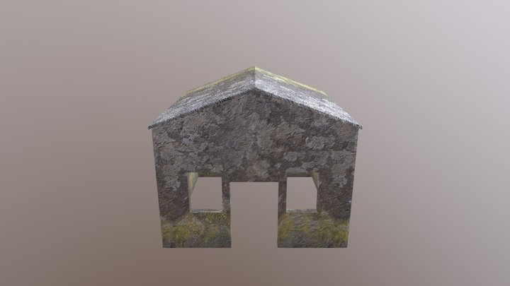 Simple building (VR test object) 3D Model
