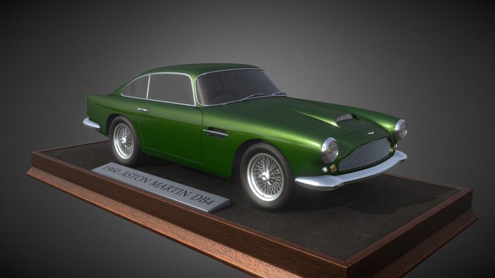 1960 Aston Martin DB4 3D Model