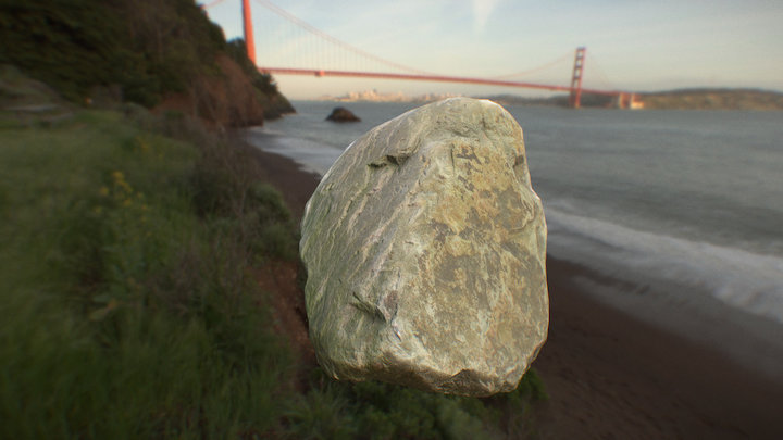Rock 1 @ Dalby Stenbrott 3D Model
