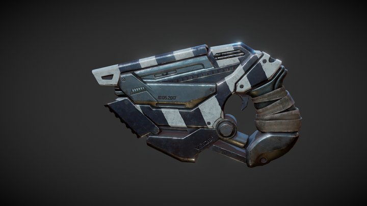 Energy Gun 3D Model