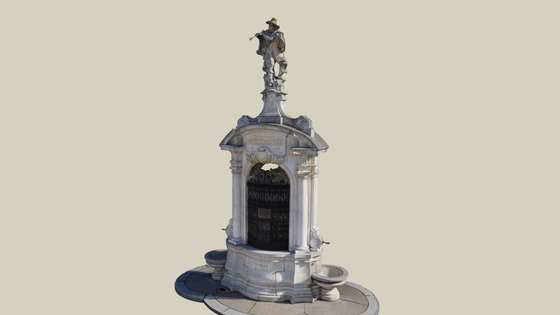 Rattenfängerbrunnen — Sketchfab embed 3D viewer