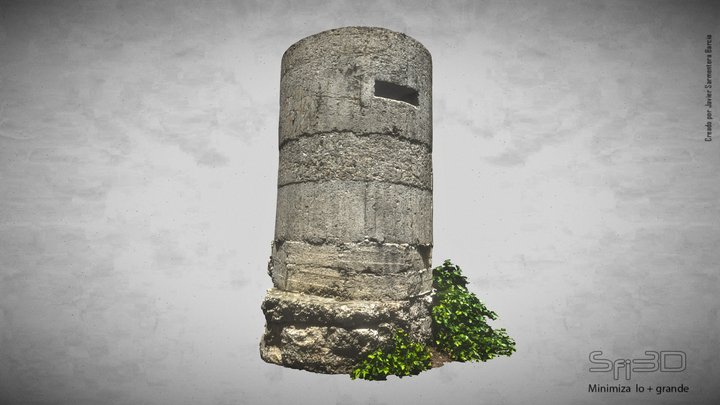 BUNKER PARQUE del OESTE (Madrid) 3D Model