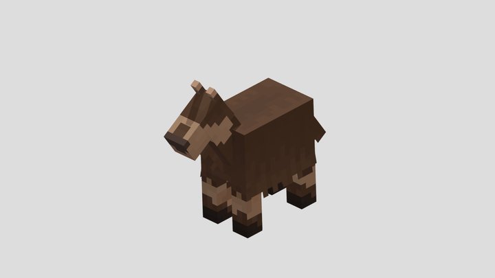 Woolly Horse 3D Model