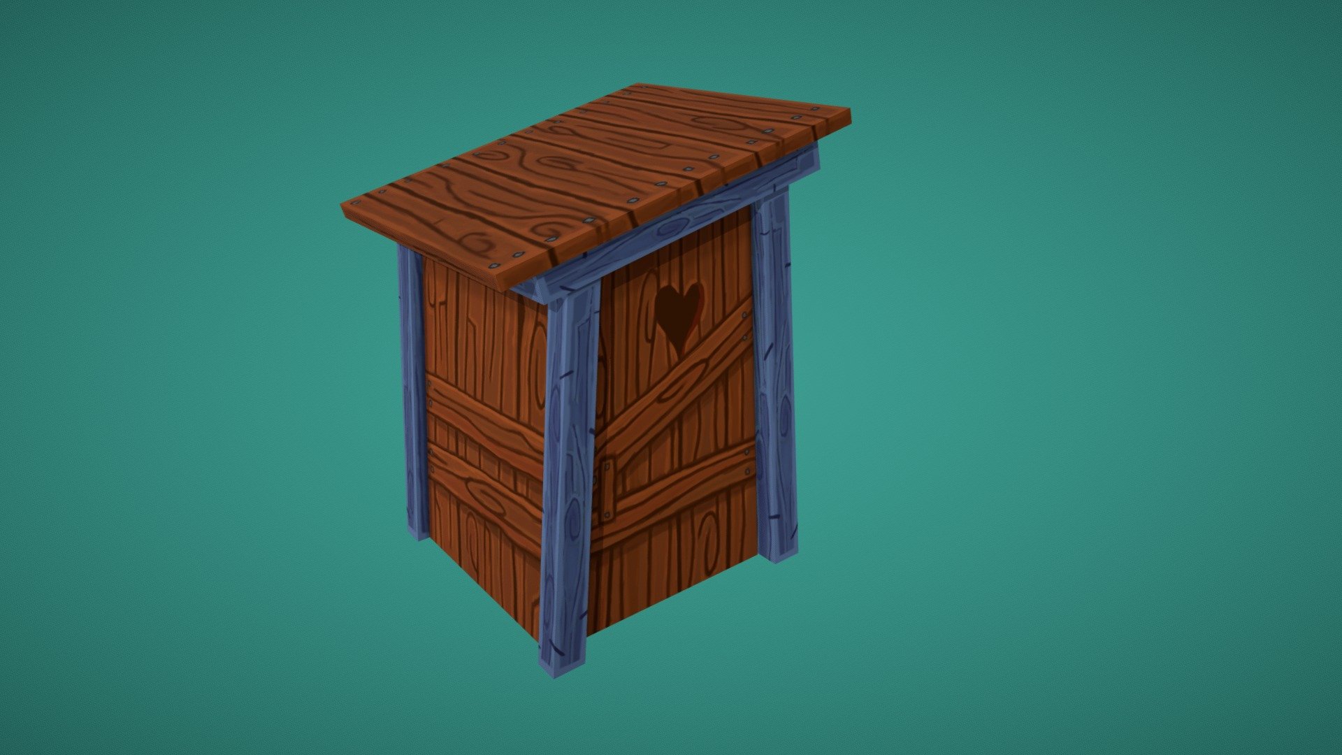 Low poly toilet v.1