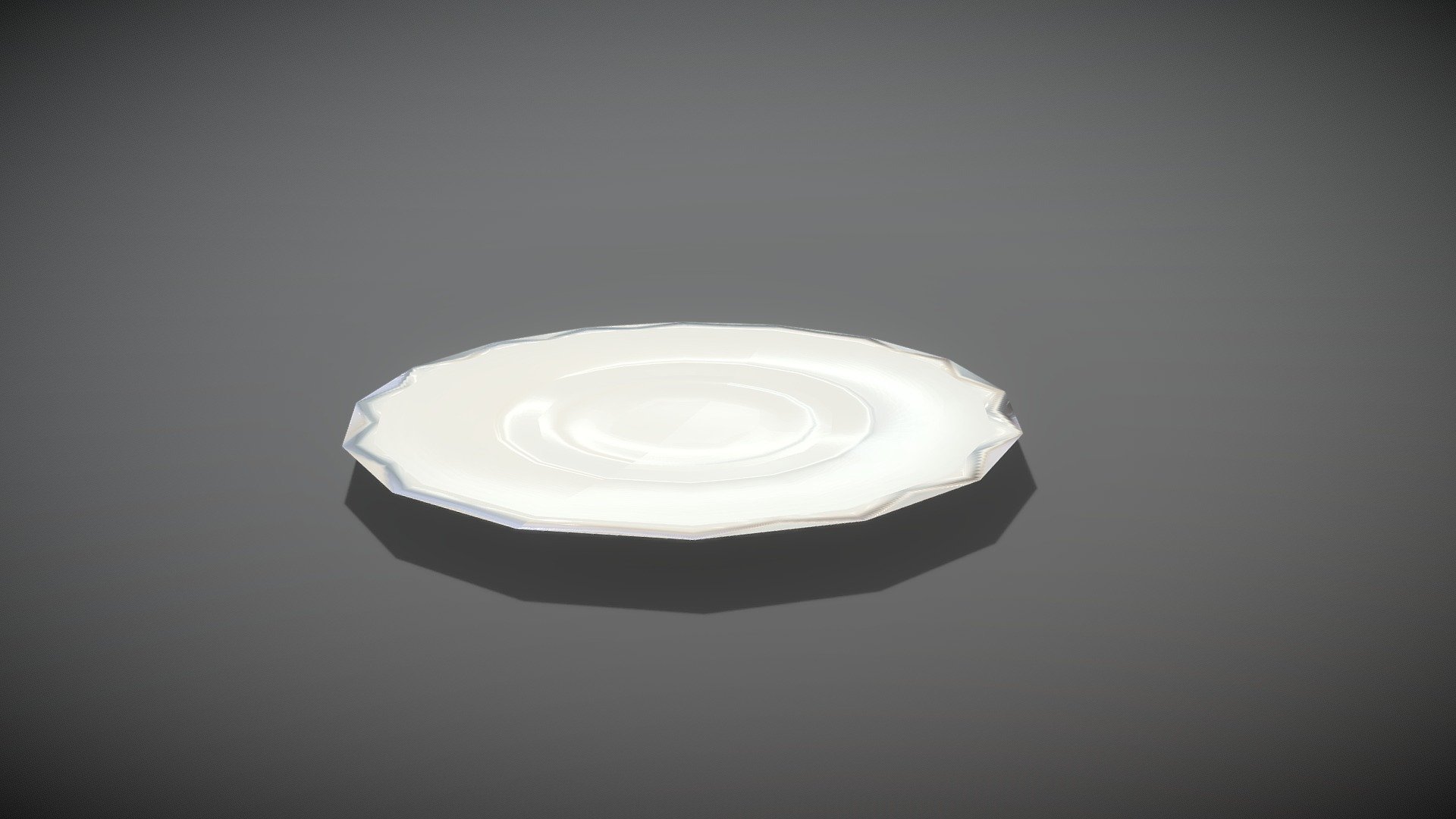 Modelling a Saucer (Low Poly)