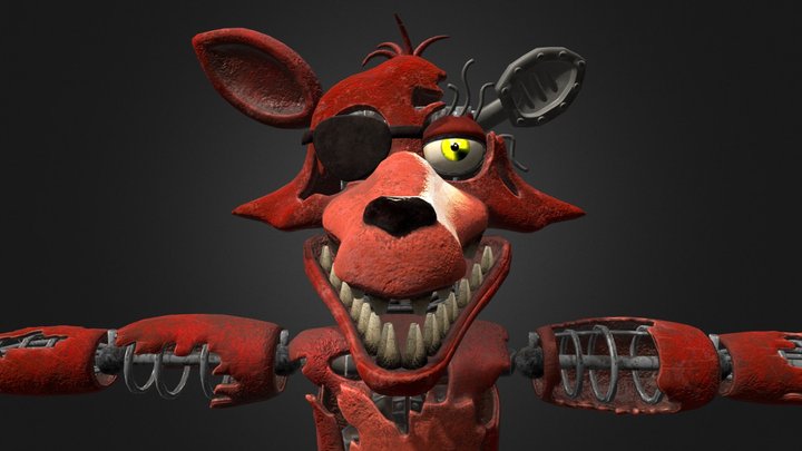 Foxy FNAF RynFox - Download Free 3D model by DillonXtrullier_21  (@DillonXtrullier_21) [84f2e04]