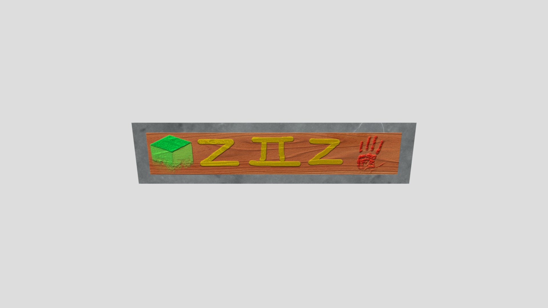 NamePlate — Sketchfab embed 3D viewer