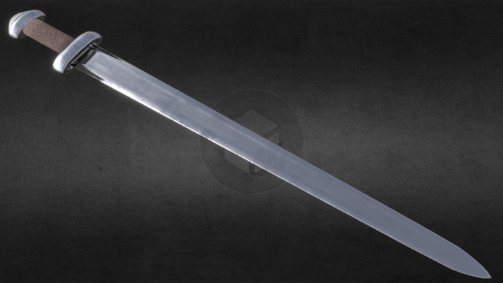 Hersir Viking Sword 3D Model