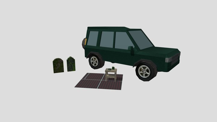 DAE 5 Finished Props - Forest Loner 3D Model