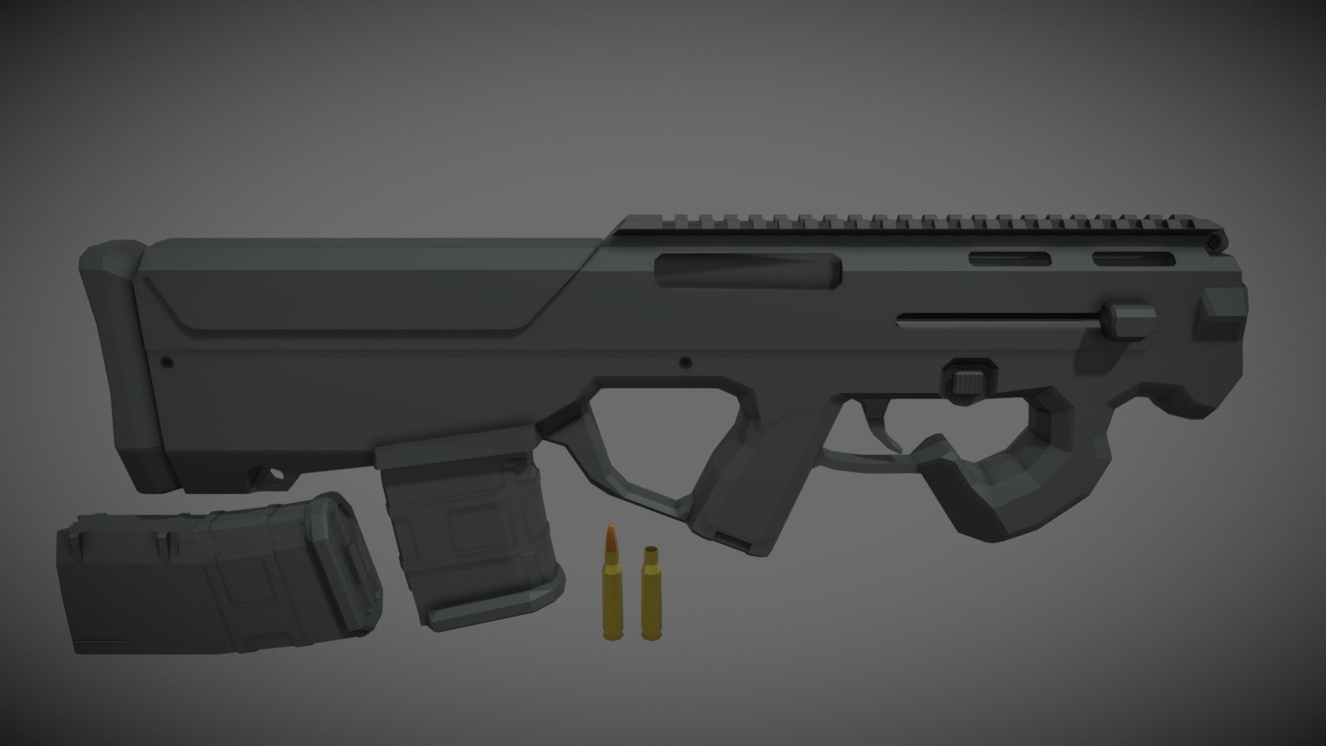low-poly PDR-C - Download Free 3D model by D_U (@DU1701) [ae94574]