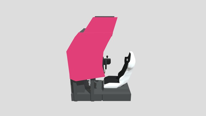 Race Arcade Cabinet 3D Model