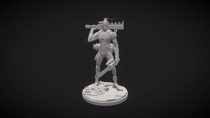 Steam Soldier 3D Model