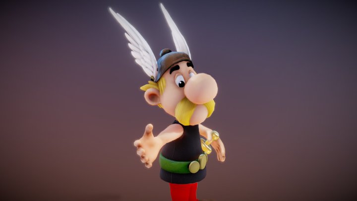 Asterix 3D Model
