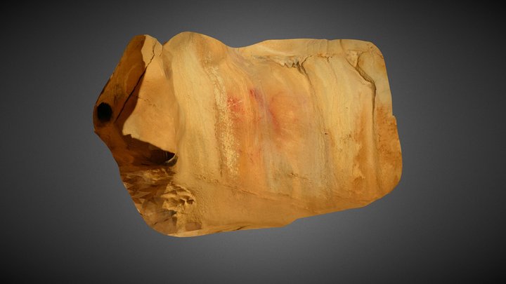 Escoural Cave Painting #4 3D Model