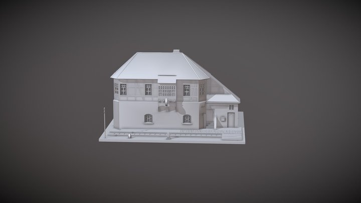 Altes Stellwerk Wittenberge 3D Model
