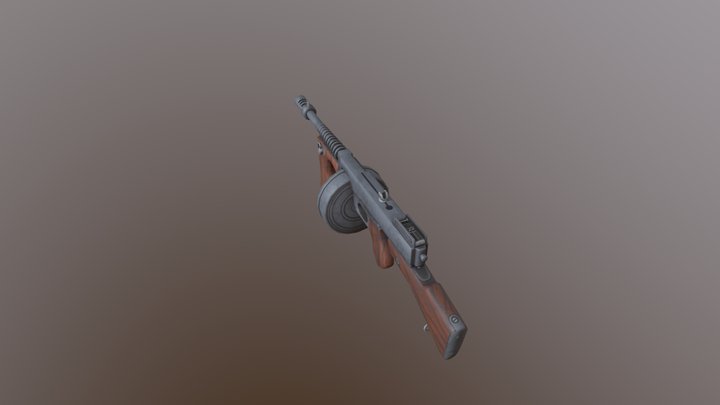 Fortnite - Drumgun 3D Model