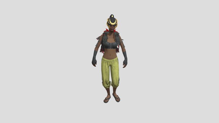 Strut Walking 3D Model