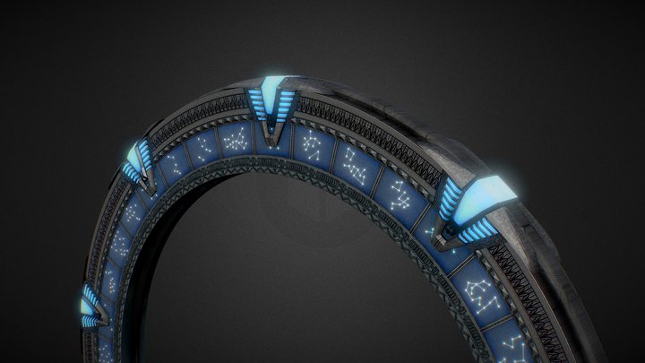 Atlantis Stargate 3D Model