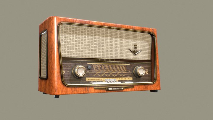 Degen - Old Radio 3D Model