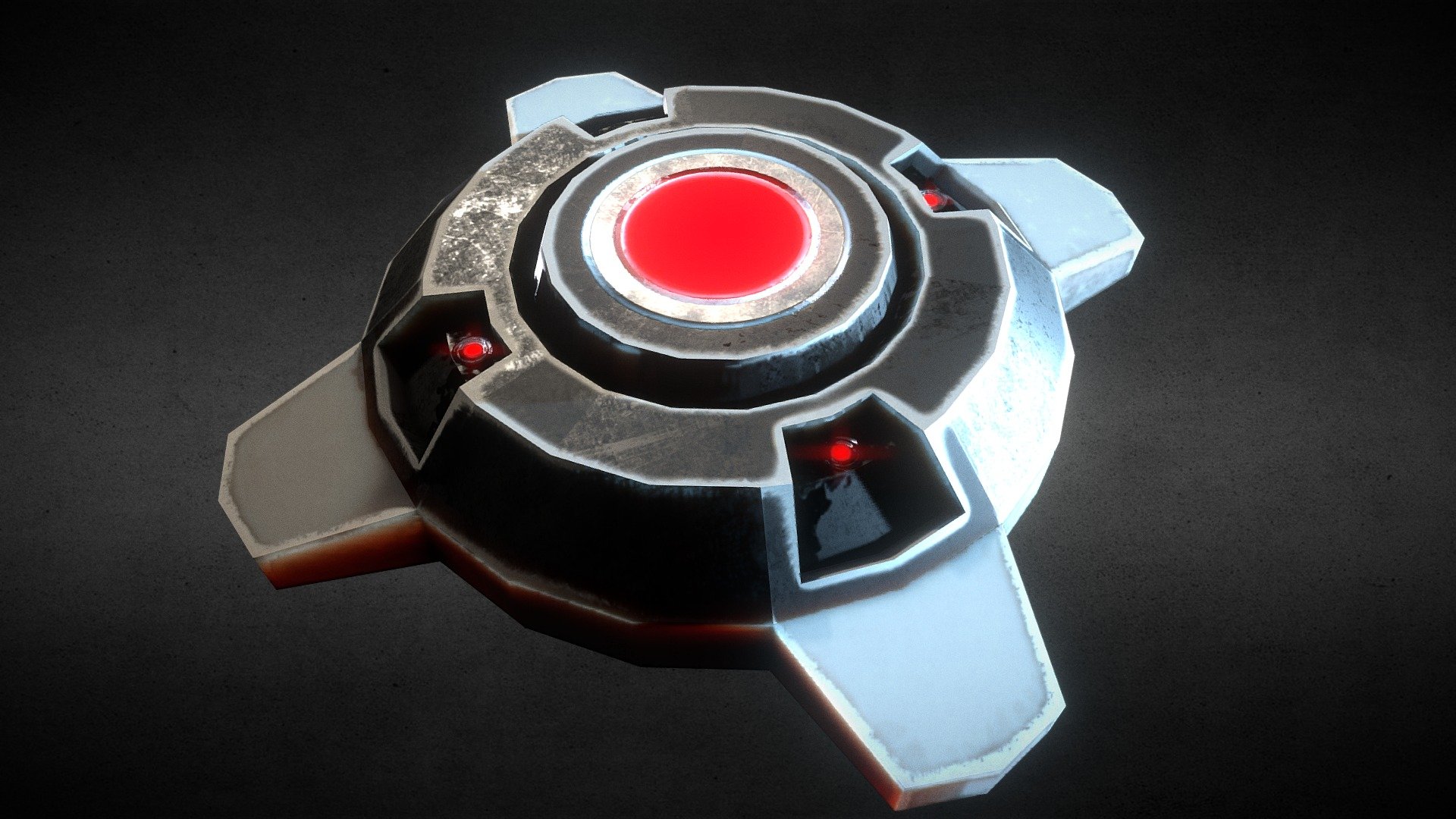 Landmine - Download Free 3D model by saruedaacevedo [ae9b8e1] - Sketchfab