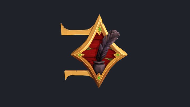 Heartsign: Blood Elf Scribe 3D Model