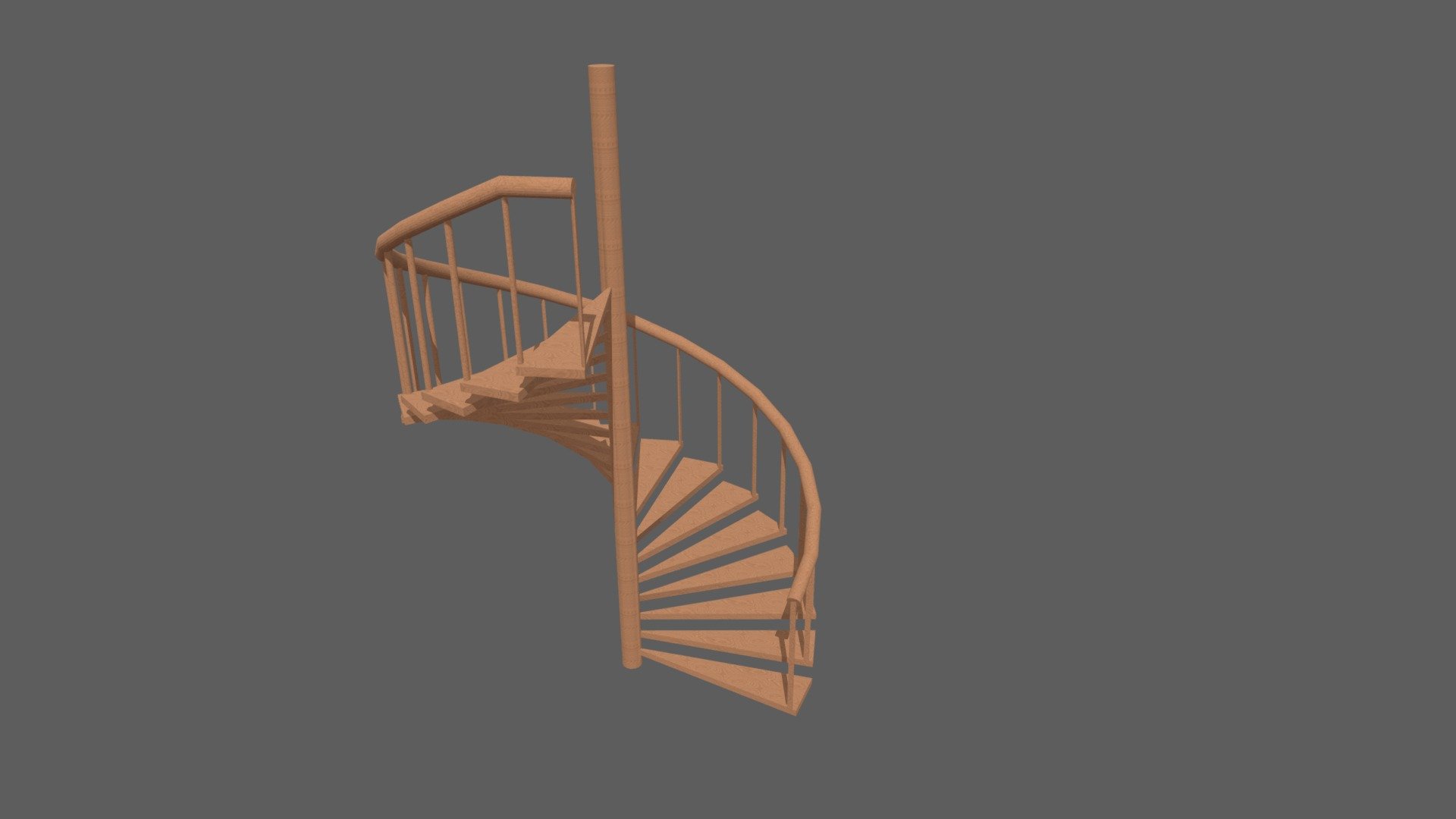 Spiral Merdiven ( Spiral Staircase ) - Download Free 3D model by Sahra ...