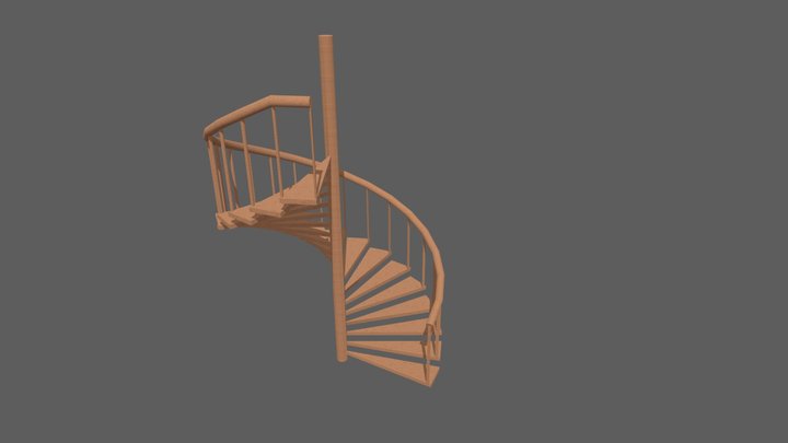 Spiral Merdiven ( Spiral Staircase ) 3D Model