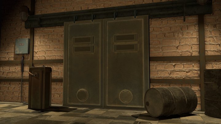 Abandoned shelter 3D Model