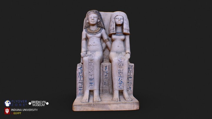 3D rendering of Nebsen and Nebetta