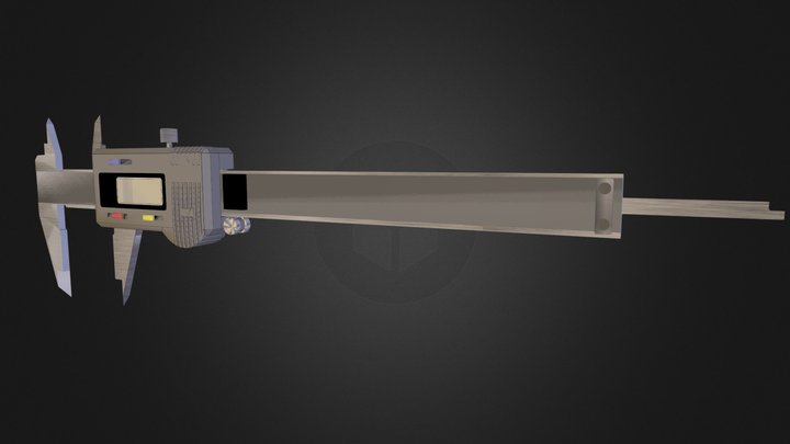 Digital Caliper 3D Model