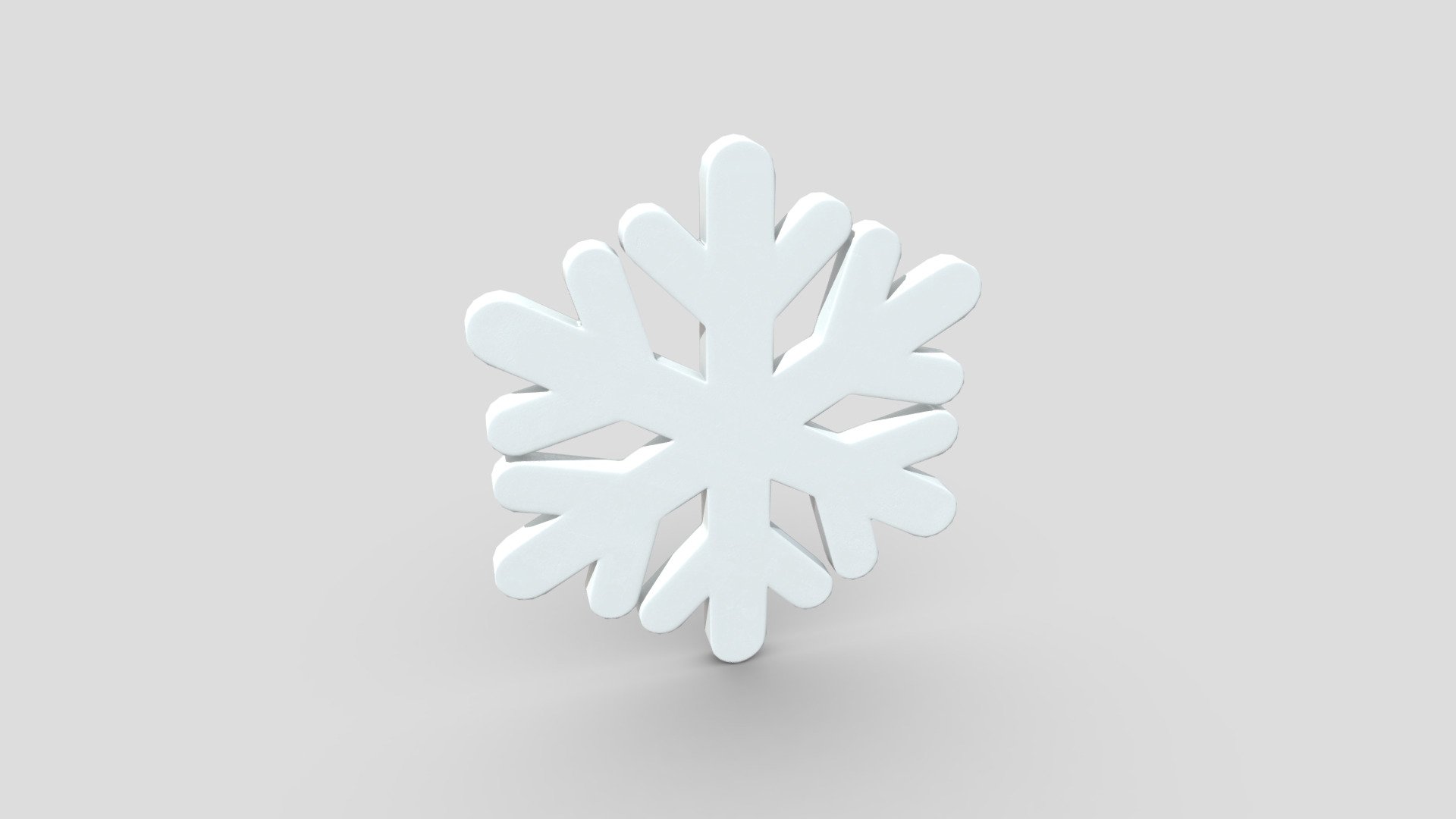 CC0 - Snowflake - Download Free 3D model by plaggy [aea026e] - Sketchfab