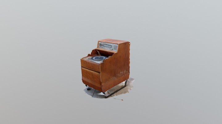 Gramofon + Radio El 3D Model