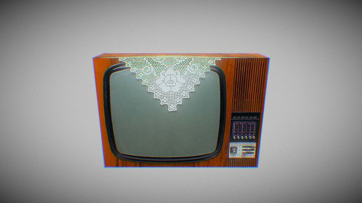 Old TV USSSR – Free 3D Model STL