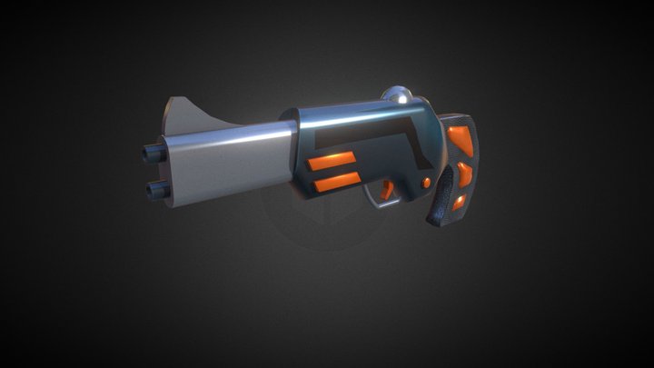 Cartoon Weapon 3D Model