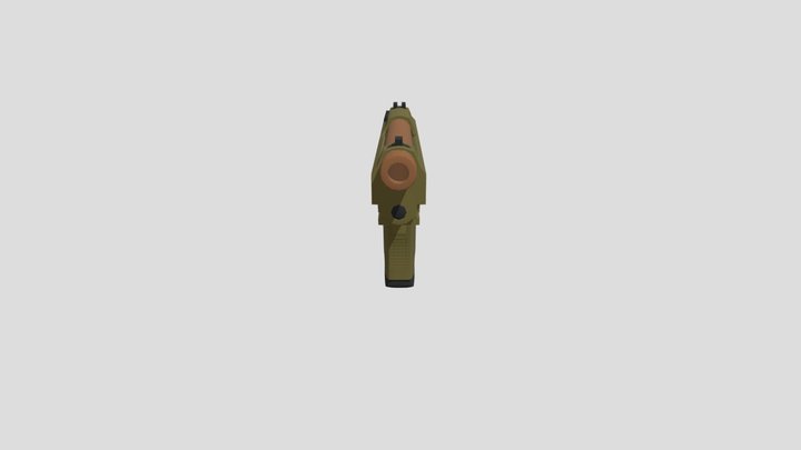 Side Arms Weapon Beretta M9A4 3D Model