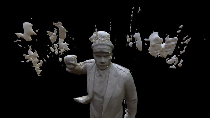 Тельман в облаках 3D Model