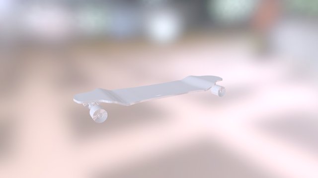Longboard 3D Model