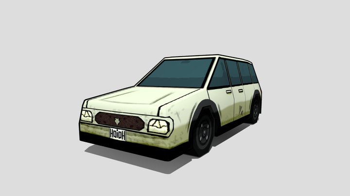 1999 Japanese Explorer | Urban Drift Box 3D Model