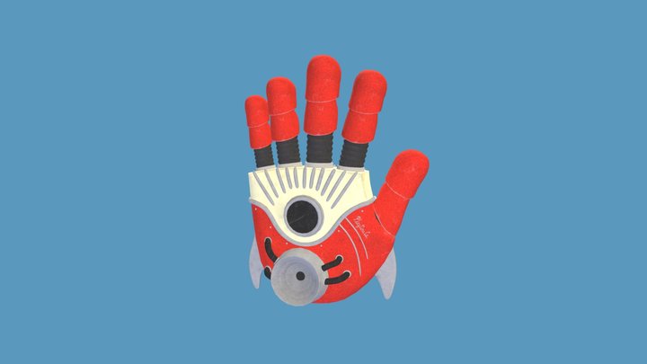 Project Playtime - Retro futuristic hand 3D Model