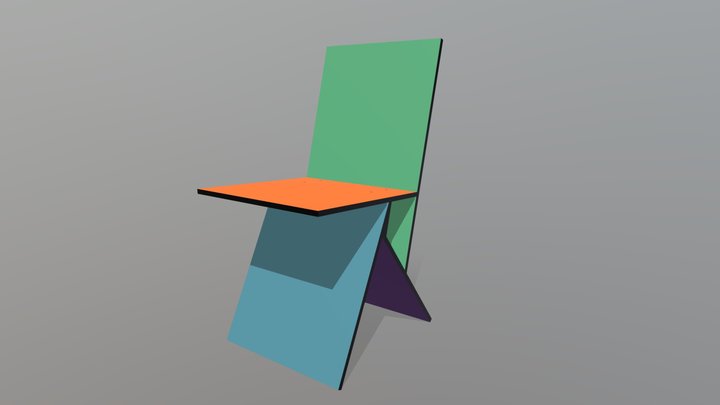 VERNER PANTON - Vilbert Chair 3D Model