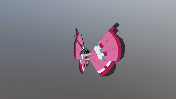 Vivillon 3D Model