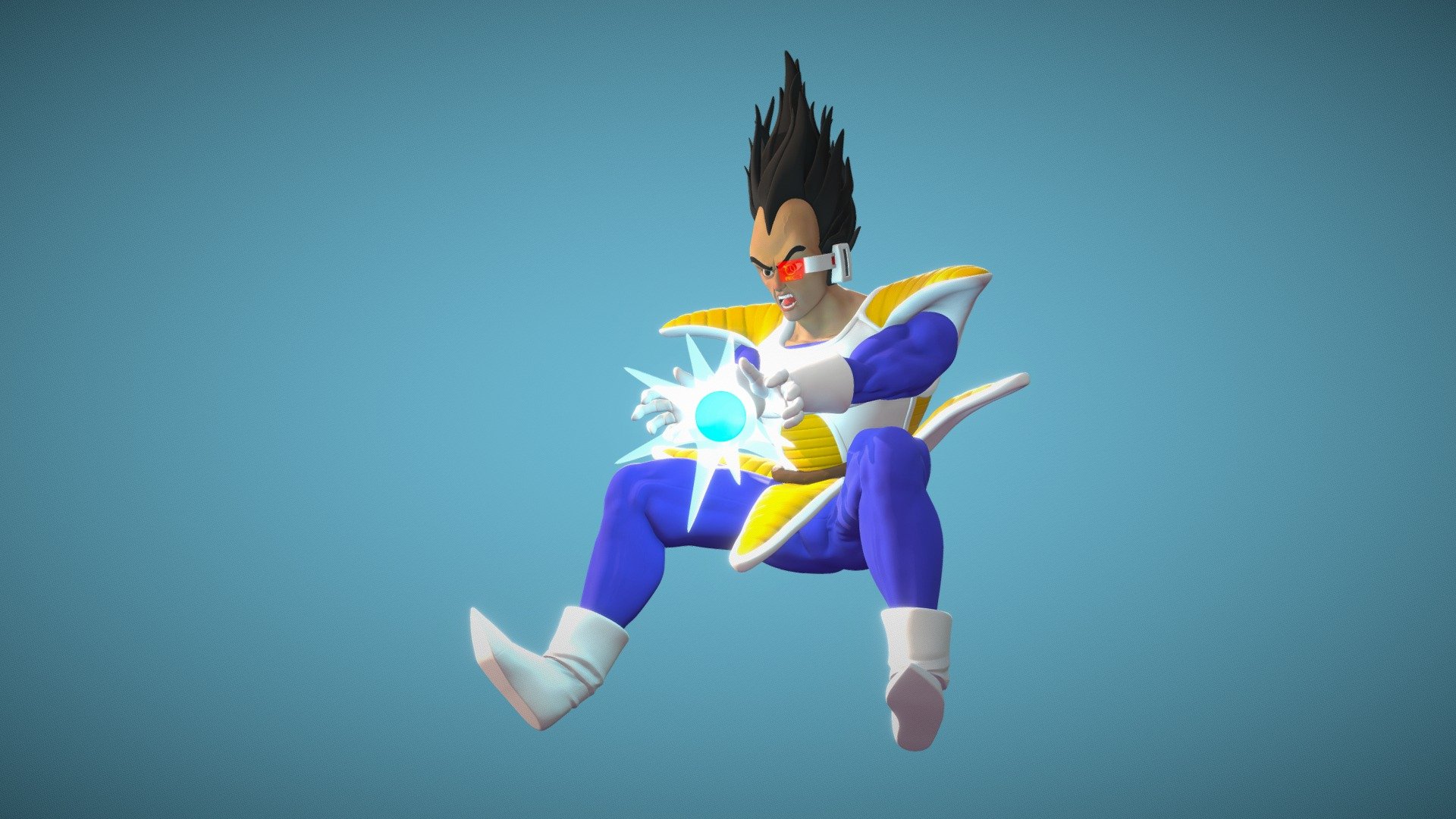 VEGETA FINAL FLASH 3D model