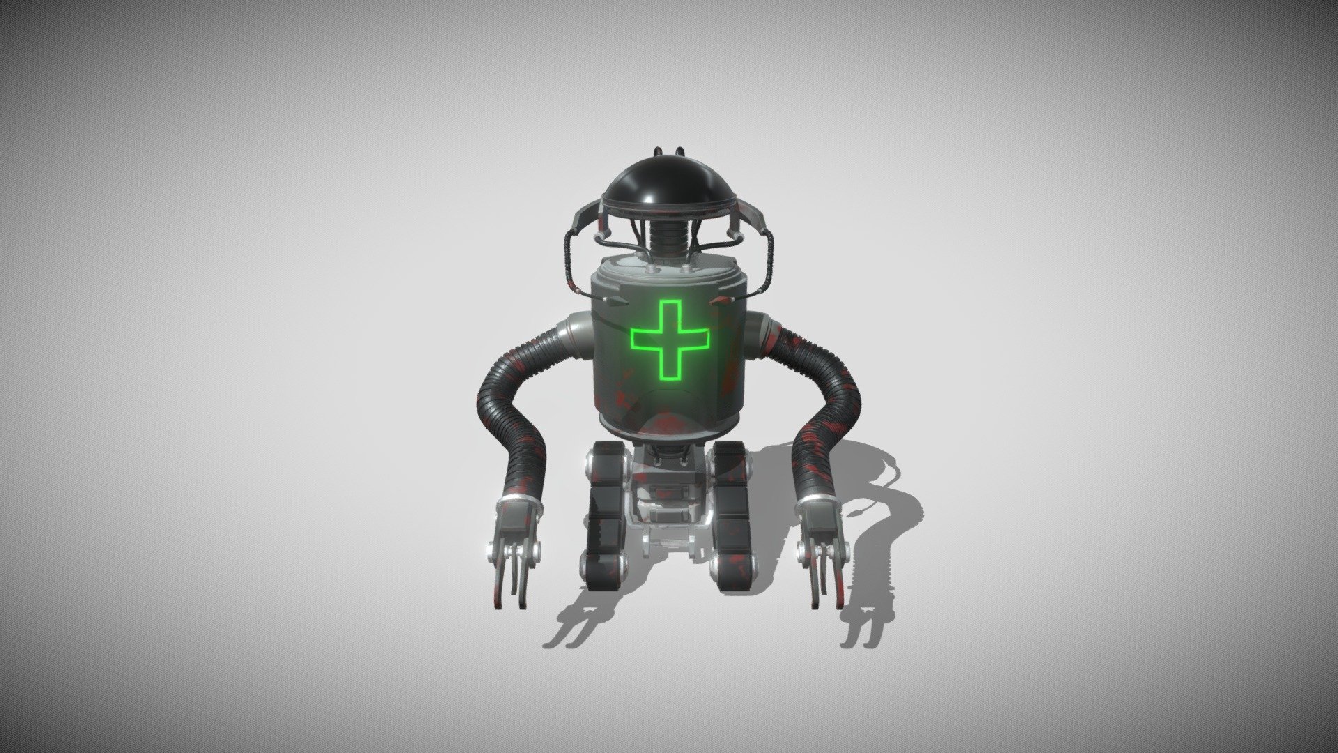 Robobrain Stylised: AWOL Medic - Download Free 3D model by Bradley King ...
