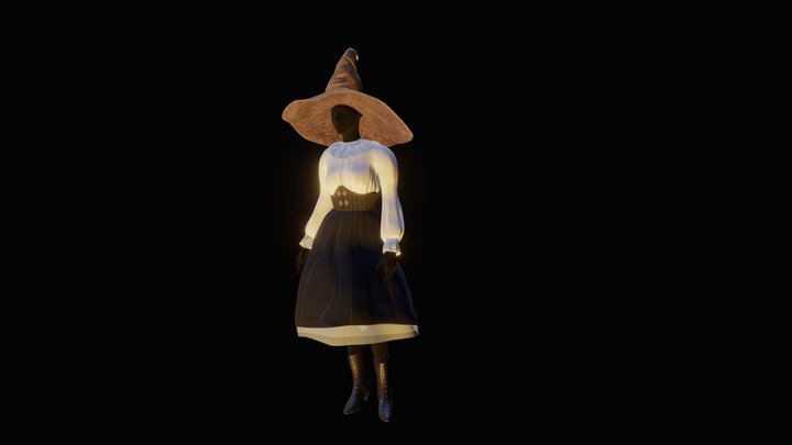 Mage Outfit 3D Model
