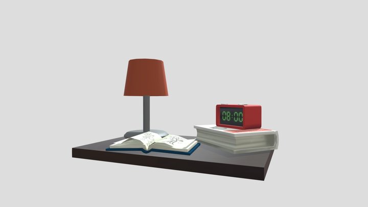 Desk Setup 3D Model