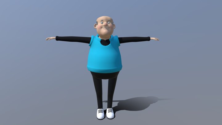 Personaje Cartoon 3D Model